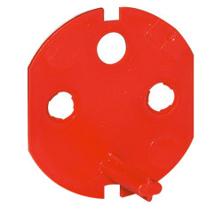 Détrompeur pour prise 2P+T Legrand (Rouge)