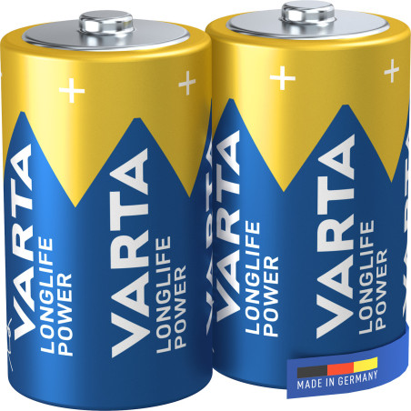 Lot de 2 piles Alcaline Varta High Energy type LR20 1,5V (LR20)