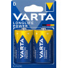 Lot de 2 piles Alcaline Varta High Energy type LR20 1,5V (LR20)