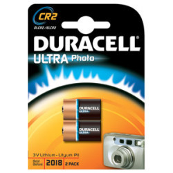 Lot de 2 piles Alcaline Duracell CR2 3V (CR17355)