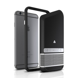 Coque ZAGG pour iPhone 6 avec enceinte integrée - Noir