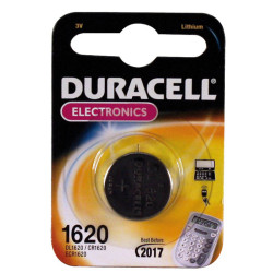 Pile plate Duracell (CR1620) 3V Lithium