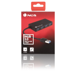 Hub USB 3.0 NGS iHub - 4 ports (Noir)