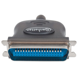 Cable adaptateur Manhattan USB Type A vers Parallèle DB25 1,8m (Noir)
