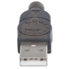 Cable adaptateur Manhattan USB Type A vers Parallèle DB25 1,8m (Noir)