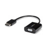 Convertisseur Startech DisplayPort mâle 1.2 vers VGA femelle (D-sub DE-15) 10cm (Noir)