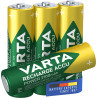 Pack blister de 4 piles rechargeables Varta type AA 1,2V - 2100mAh (LR06)
