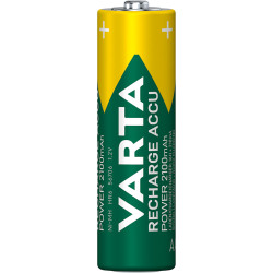 Pack blister de 4 piles rechargeables Varta type AA 1,2V - 2100mAh (LR06)