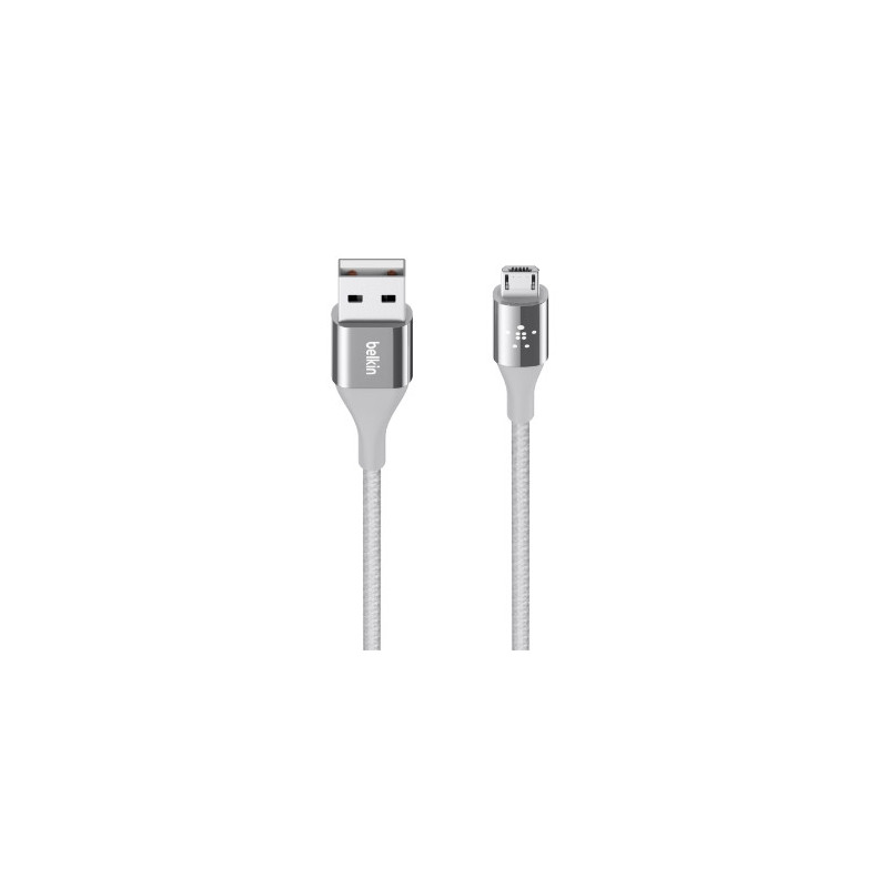 Cable Belkin USB 2.0 type A - Micro B M M 1,2m (Argent)
