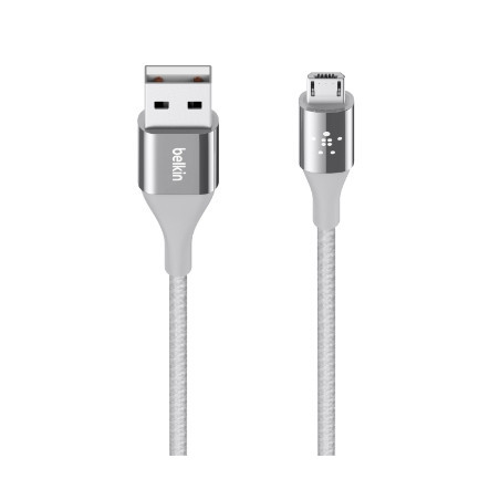 Cable Belkin USB 2.0 type A - Micro B M M 1,2m (Argent)