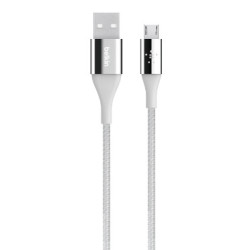 Cable Belkin USB 2.0 type A - Micro B M M 1,2m (Argent)