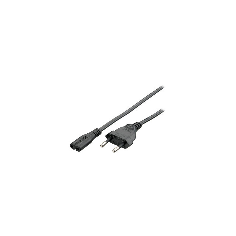 Cable d'Alimentation Bipolaire Digital 1,8m (Noir)