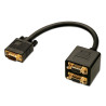 Cable Lindy VGA Male vers 2 x VGA femelle (Y - doubleur VGA)