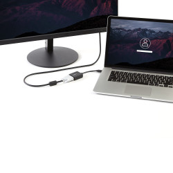 Câble adaptateur Startech Mini DisplayPort mâle 1.2 vers DVI-I femelle (Type A) 10cm (Noir)