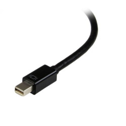 Câble adaptateur Startech Mini DisplayPort mâle 1.2 vers HDMI femelle (Type A), VGA et DVI 15cm (Noir)