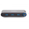 Adaptateur USB-C Urban Factory Hubee vers HDMI + VGA + RJ45 + Hub 3 ports