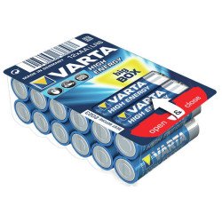 Lot de 12 piles Alcaline Varta Longlife Power type AA 1,5V (LR6)