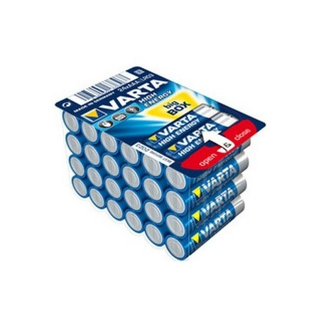 Lot de 24 Piles Alcaline Varta High Energy AAA 1,5V (LR03)