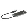Hub 4x USB 3.0 alimenté I-Tec Metal Charging (Gris)