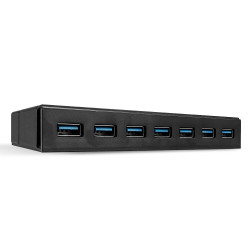 Hub USB 3.1 Lindy 7 ports avec alimentation