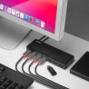 Hub USB 3.1 Lindy 7 ports avec alimentation