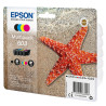 Pack 4 cartouches d'encre Epson Etoile de mer 603 (Noir + Couleurs)