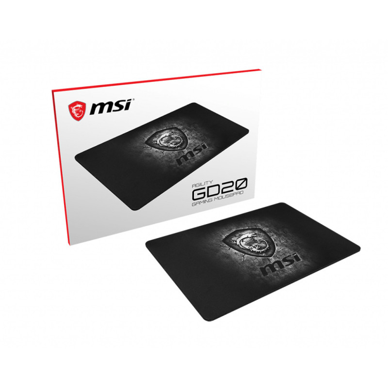 Tapis de Souris MSI Agility GD20 - M (Noir) Tapis de Souris MSI Agility GD20 - M (Noir)
