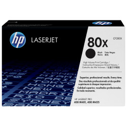 Toner Noir HP 80X LaserJet Pro 400 (CF280X) - 6900 pages
