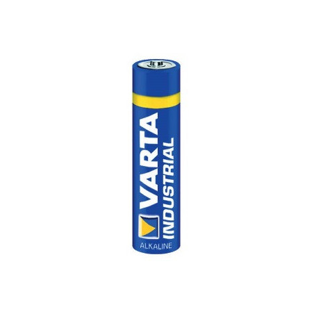 Lot de 4 Piles Alcaline Varta Industrial Micro AAA 1,5V (LR03)