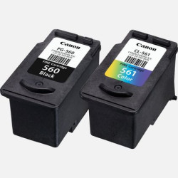 Pack 2 cartouches d'encre Canon PG-560 CL-561 (Couleurs + Noir)