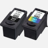 Pack 2 cartouches d'encre Canon PG-560 CL-561 (Couleurs + Noir)