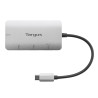 Hub USB 3.0 type-C Targus 2 ports + 2 ports USB Type C(Gris)
