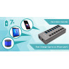 Hub USB 3.0 alimenté I-Tec Charging 36W - 7 ports (Gris)