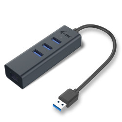 Hub USB 3.0 I-Tec 3 ports + RJ45