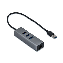 Hub USB 3.0 I-Tec 3 ports + RJ45
