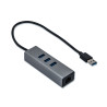 Hub USB 3.0 I-Tec 3 ports + RJ45