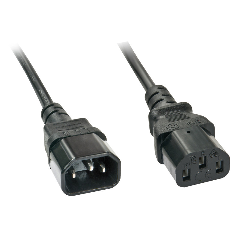 Rallonge câble d'Alimentation Lindy IEC-320-C13 2m (Noir) Rallonge câble d'Alimentation Lindy IEC-320-C13 2m (Noir)