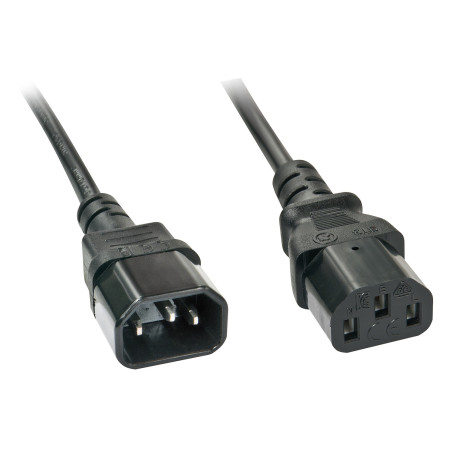 Rallonge câble d'Alimentation Lindy IEC-320-C13 2m (Noir)