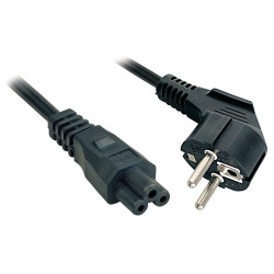Câble d'alimentation tripolaire Lindy 3m (Noir)