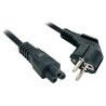 Câble d'alimentation tripolaire Lindy 3m (Noir)