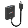 Convertisseur Lindy HDMI mâle (Type A) 1.3 vers VGA femelle (D-sub DE-15) 10cm (Noir)