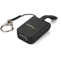Convertisseur USB-C StarTech vers VGA femelle (D-sub DE-15) (Noir)