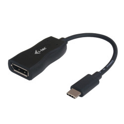 Cable adaptateur USB Type C I-Tec vers DisplayPort 10cm (Noir)