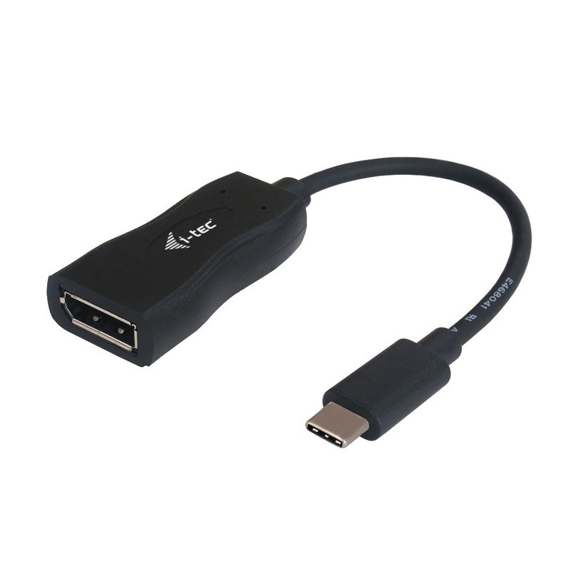 Cable adaptateur USB Type C I-Tec vers DisplayPort 10cm (Noir)