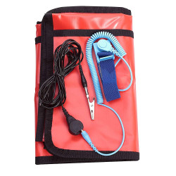 Tapis antistatique portable Lindy (Rouge)