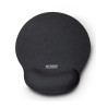 Tapis de souris avec repose poignet en gel Urban Factory Softee (Noir)