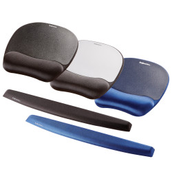 Tapis de souris avec repose poignet Fellowes Ergo Mouss' (Bleu)
