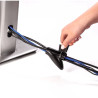 Gaîne Organisateur de câbles Fellowes 2mx20mm avec outil de pose (Gris)