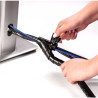 Gaîne Organisateur de câbles Fellowes 2mx20mm avec outil de pose (Gris)