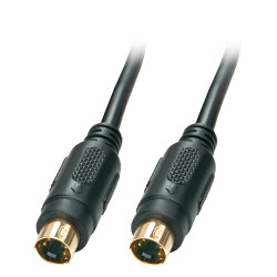 Cable Lindy S-Video mini Din MM 2m (Noir)
